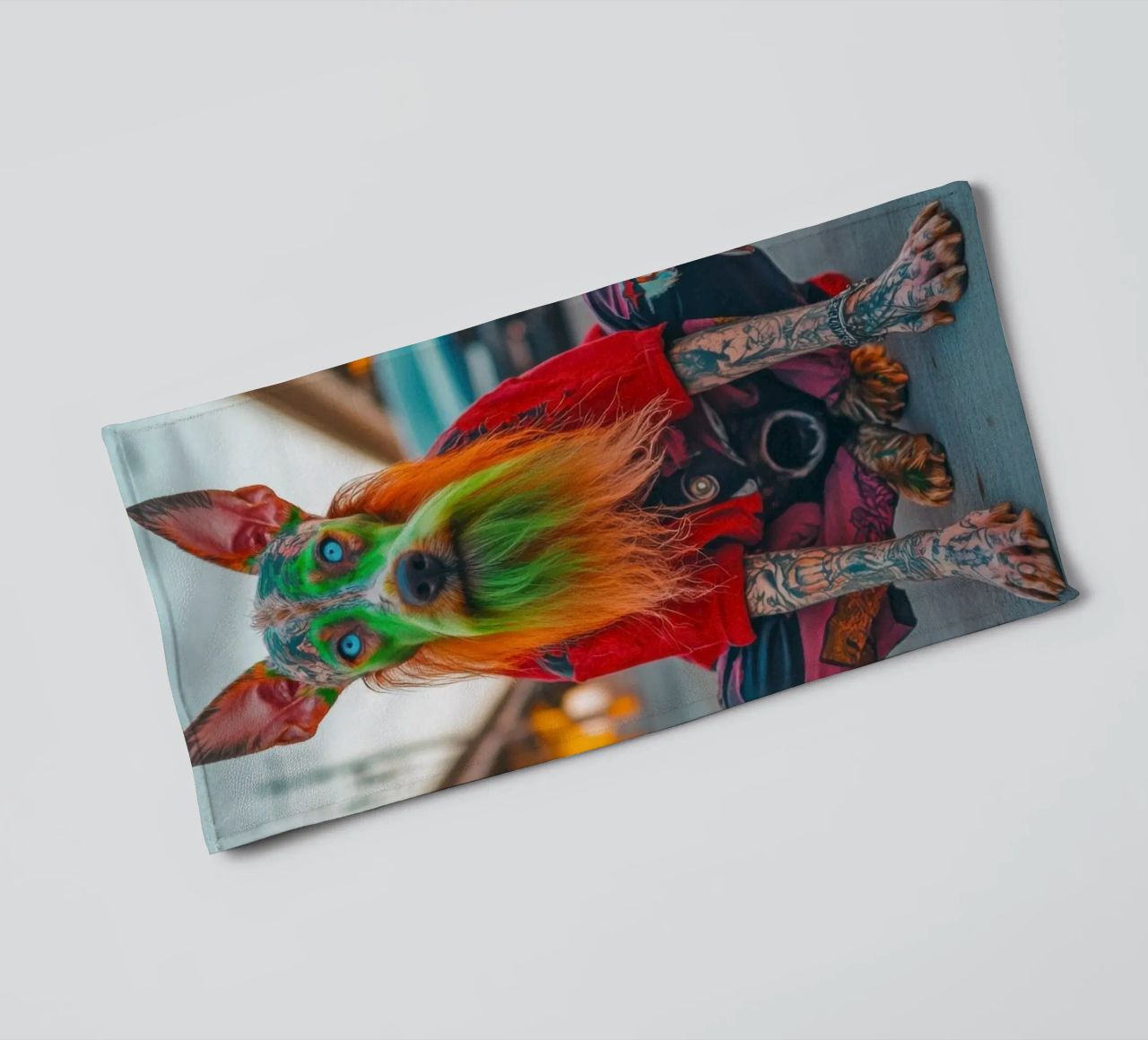 Ziggy asciugamano da bagno da Affiches Chien Originales – Dogland