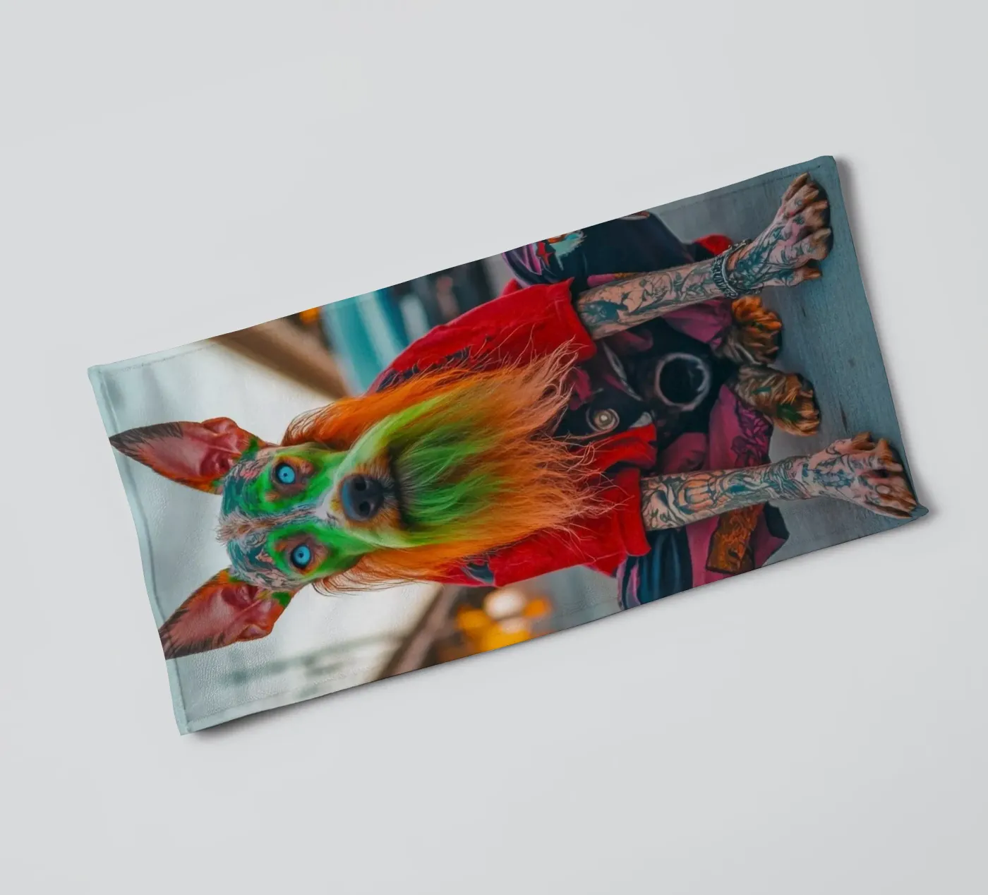Ziggy towel by Affiches Chien Originales – Dogland