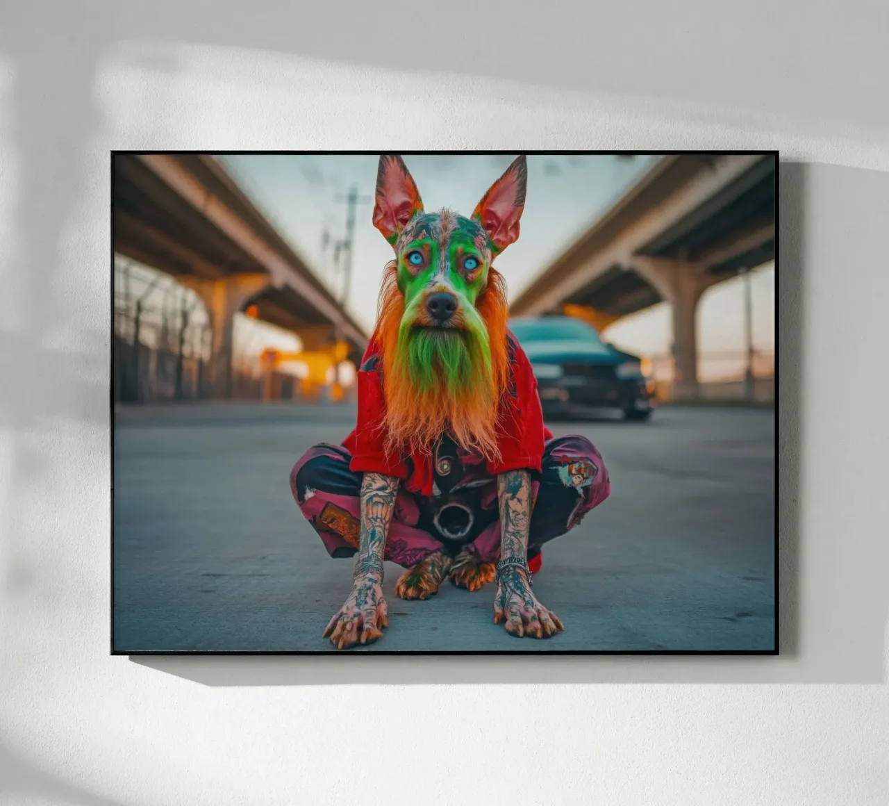 Ziggy acrylic glass by Affiches Chien Originales – Dogland
