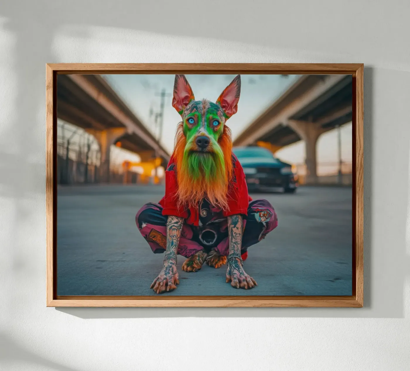 Ziggy forex plate by Affiches Chien Originales – Dogland