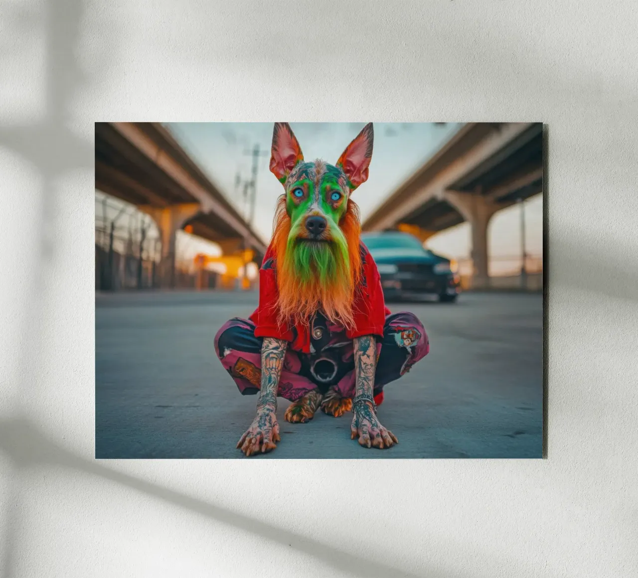 Ziggy forex plate by Affiches Chien Originales – Dogland