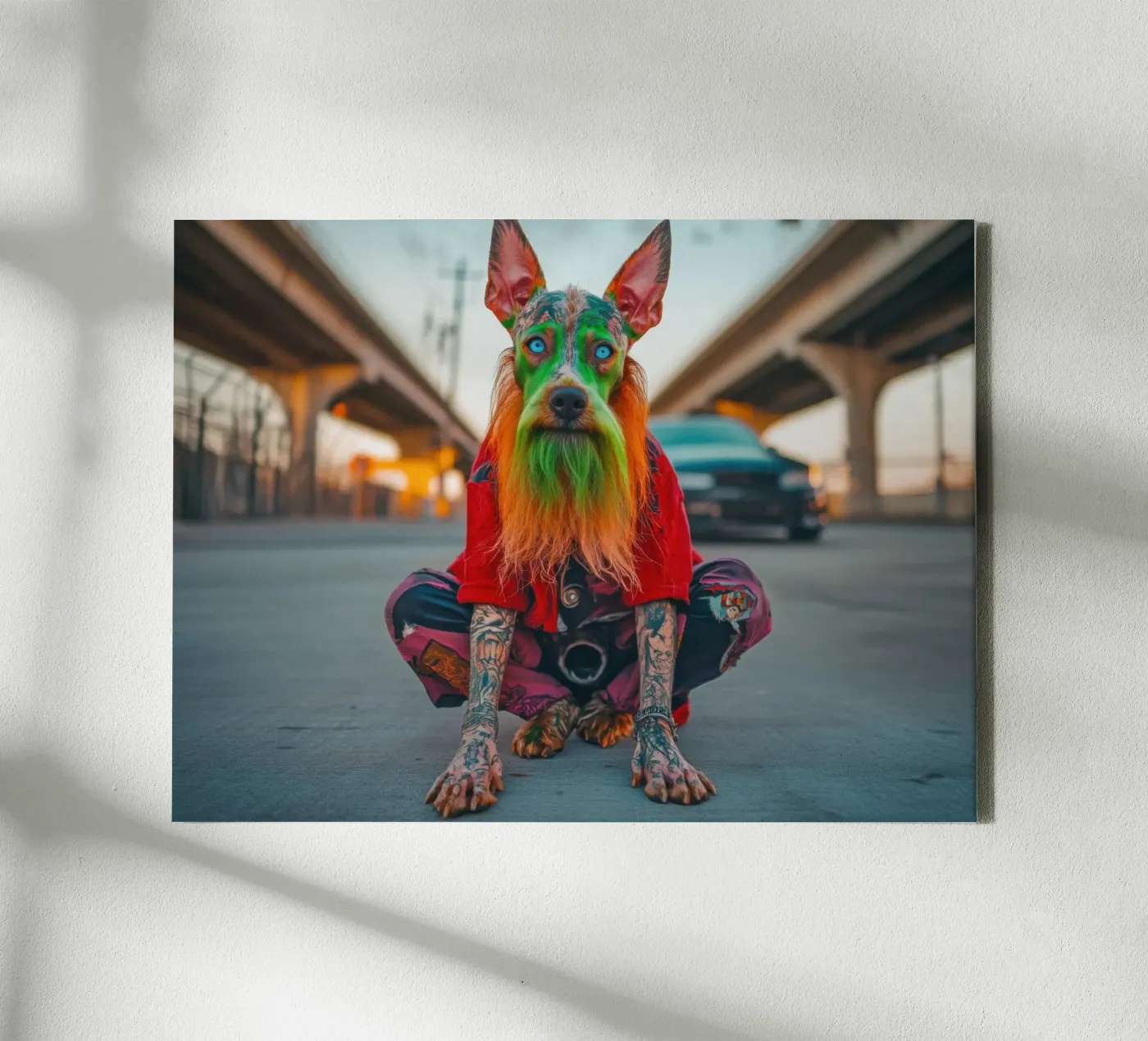 Ziggy Leinwand von Affiches Chien Originales – Dogland
