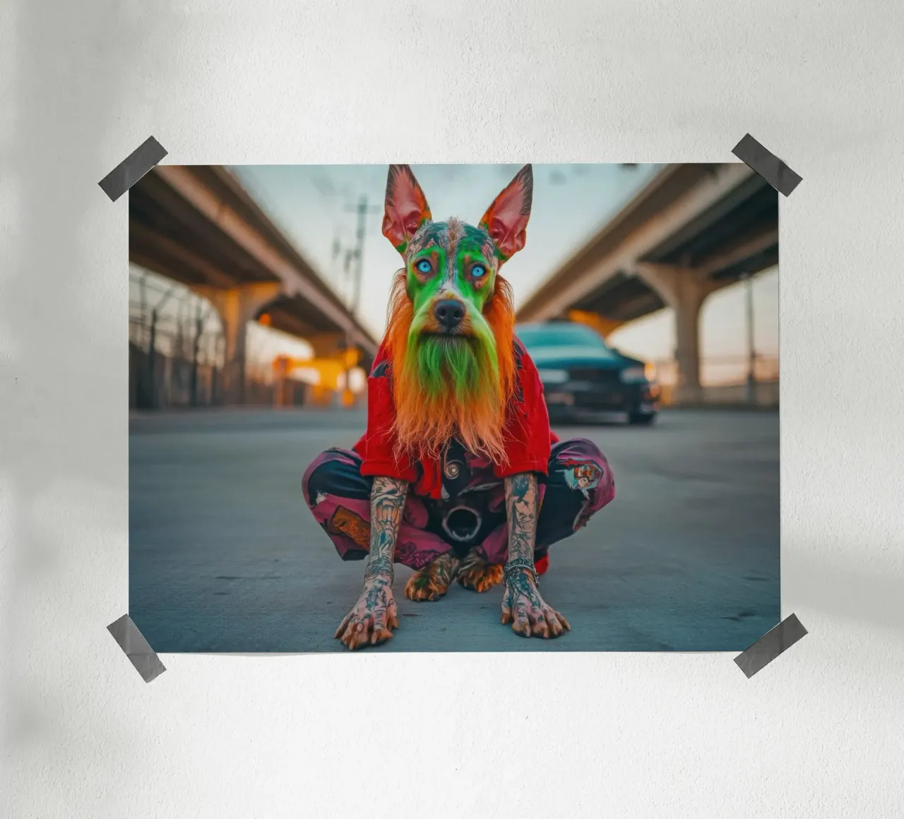 Ziggy carta hahnemühle da Affiches Chien Originales – Dogland