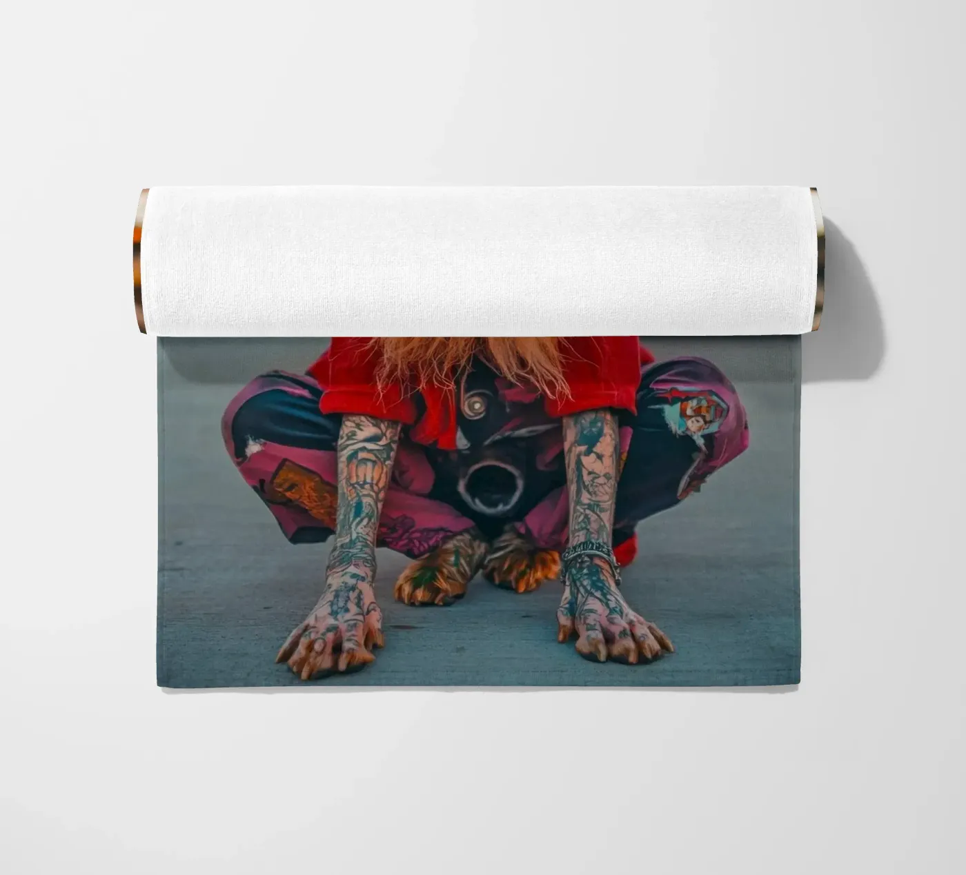 Ziggy beach towel by Affiches Chien Originales – Dogland