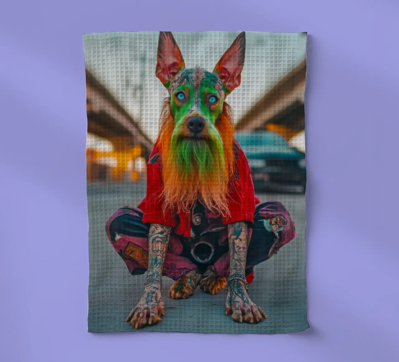 Ziggy canovaccio da cucina da Affiches Chien Originales – Dogland
