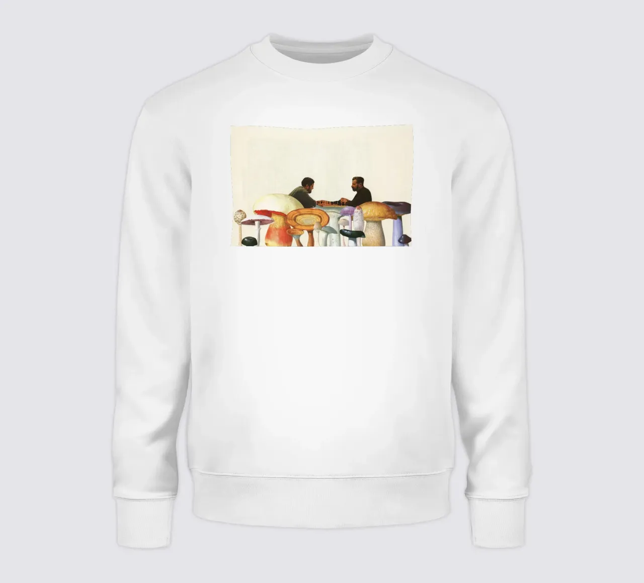 Scacchi tra i funghi felpa da Cassia Beck Collage