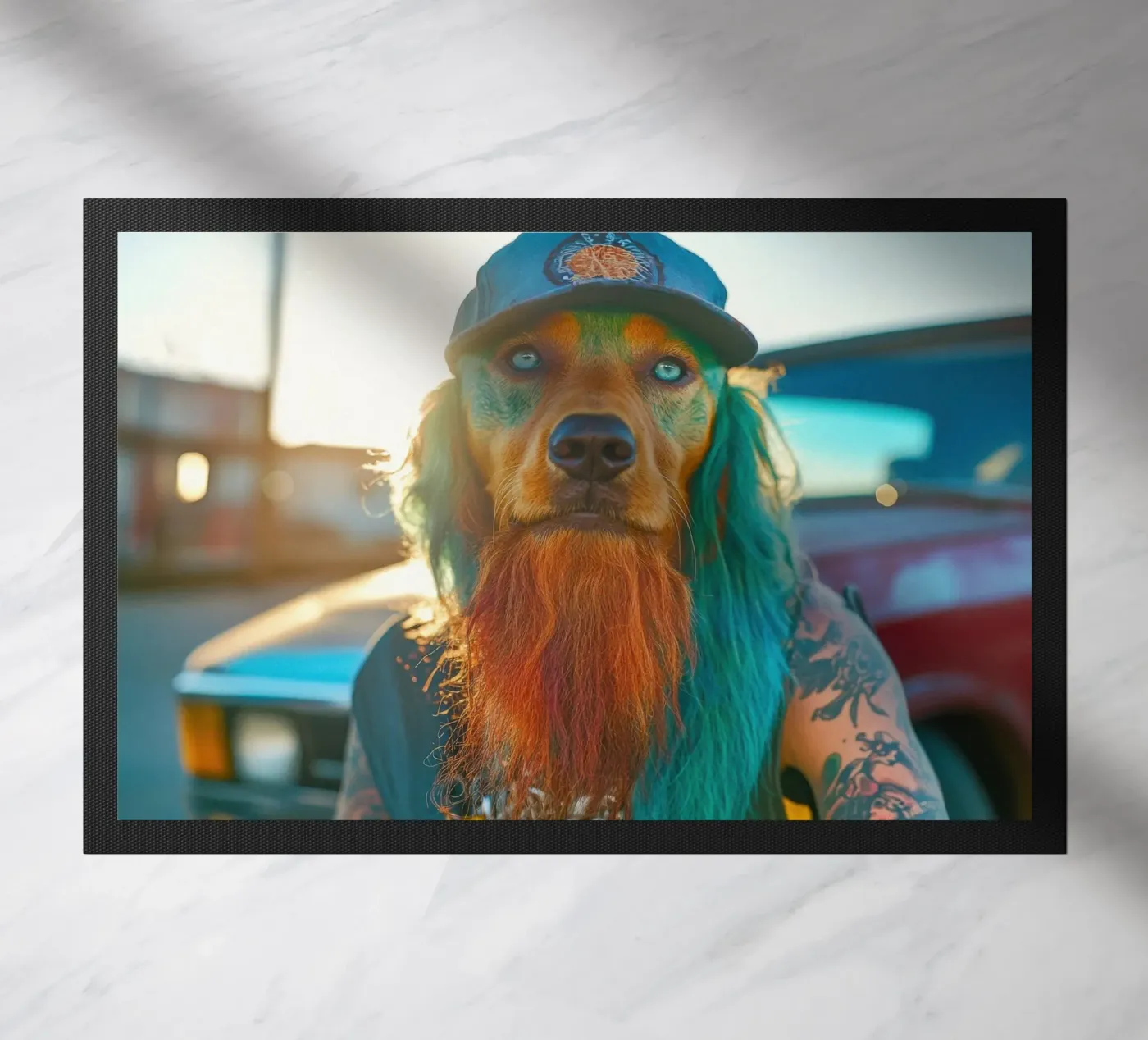 Boris doormat by Affiches Chien Originales – Dogland