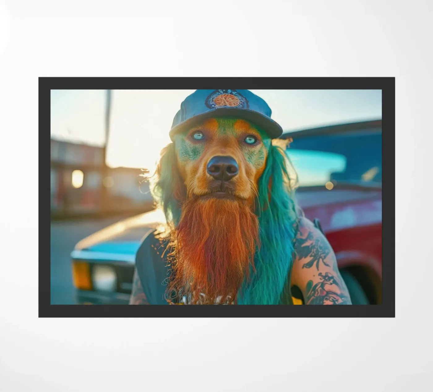 Boris doormat by Affiches Chien Originales – Dogland