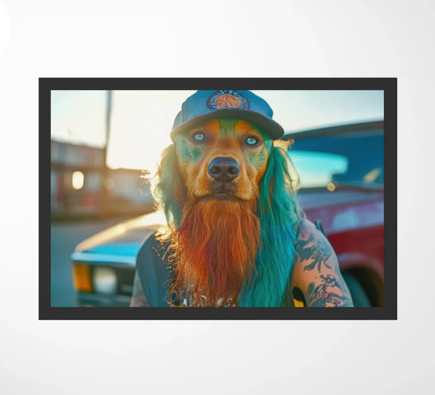Boris doormat by Affiches Chien Originales – Dogland