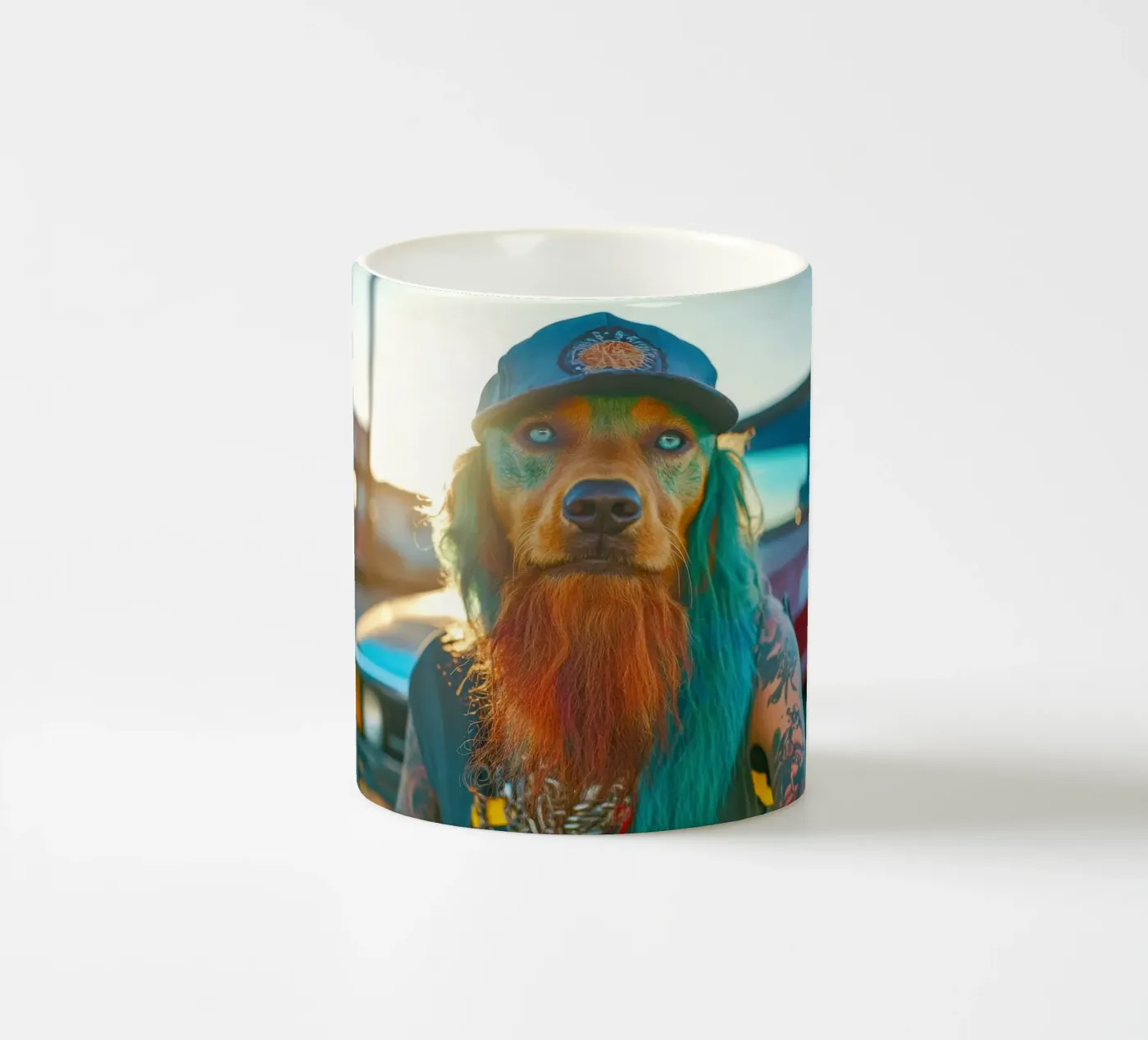 Boris ceramic mug by Affiches Chien Originales – Dogland