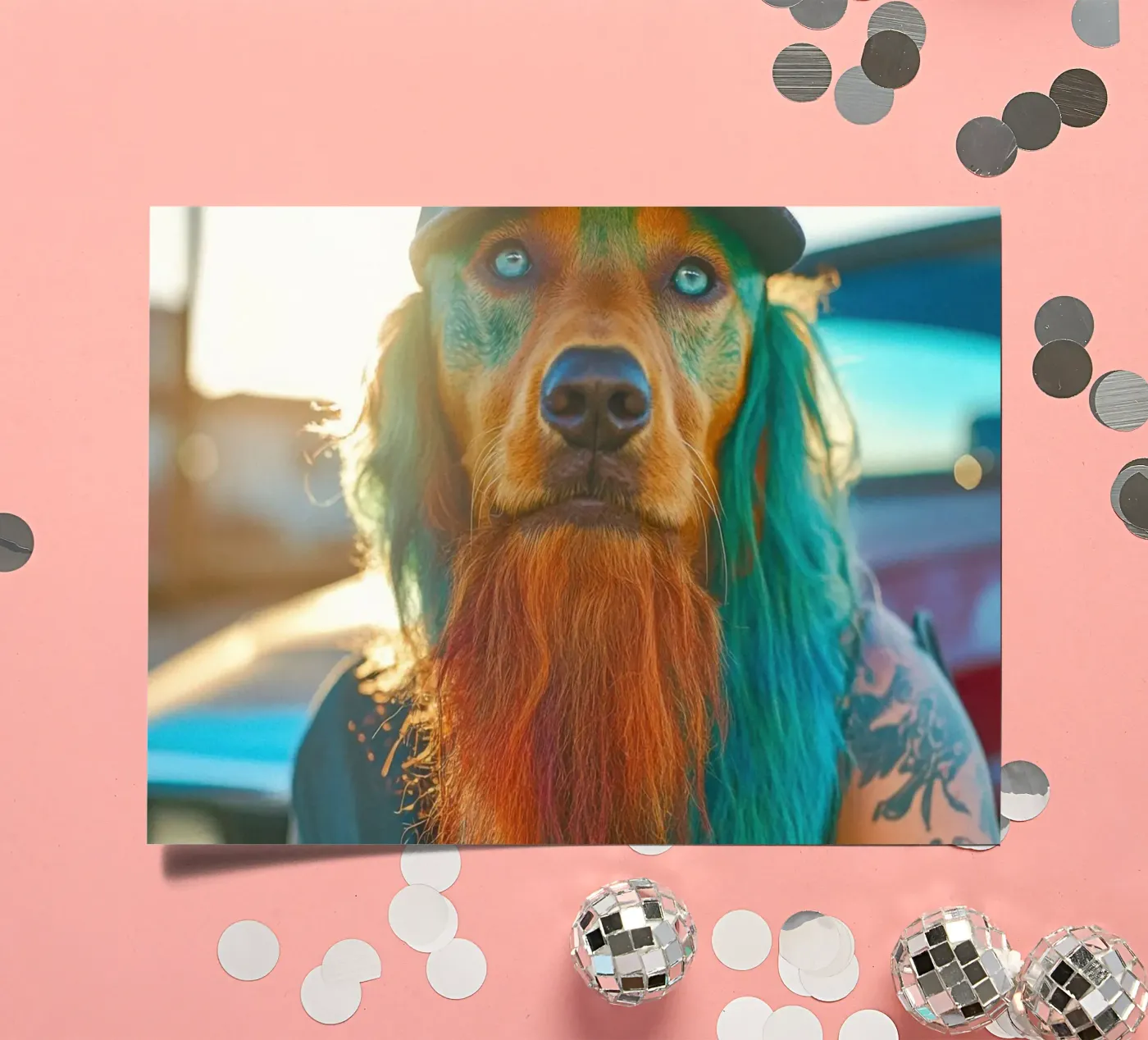 Boris sticker sheet by Affiches Chien Originales – Dogland