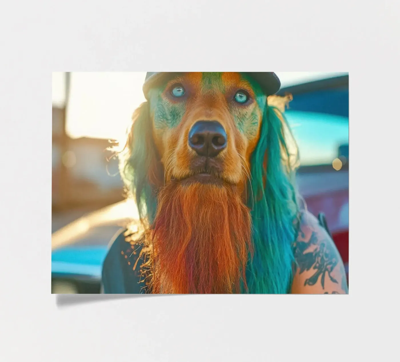Boris sticker sheet by Affiches Chien Originales – Dogland
