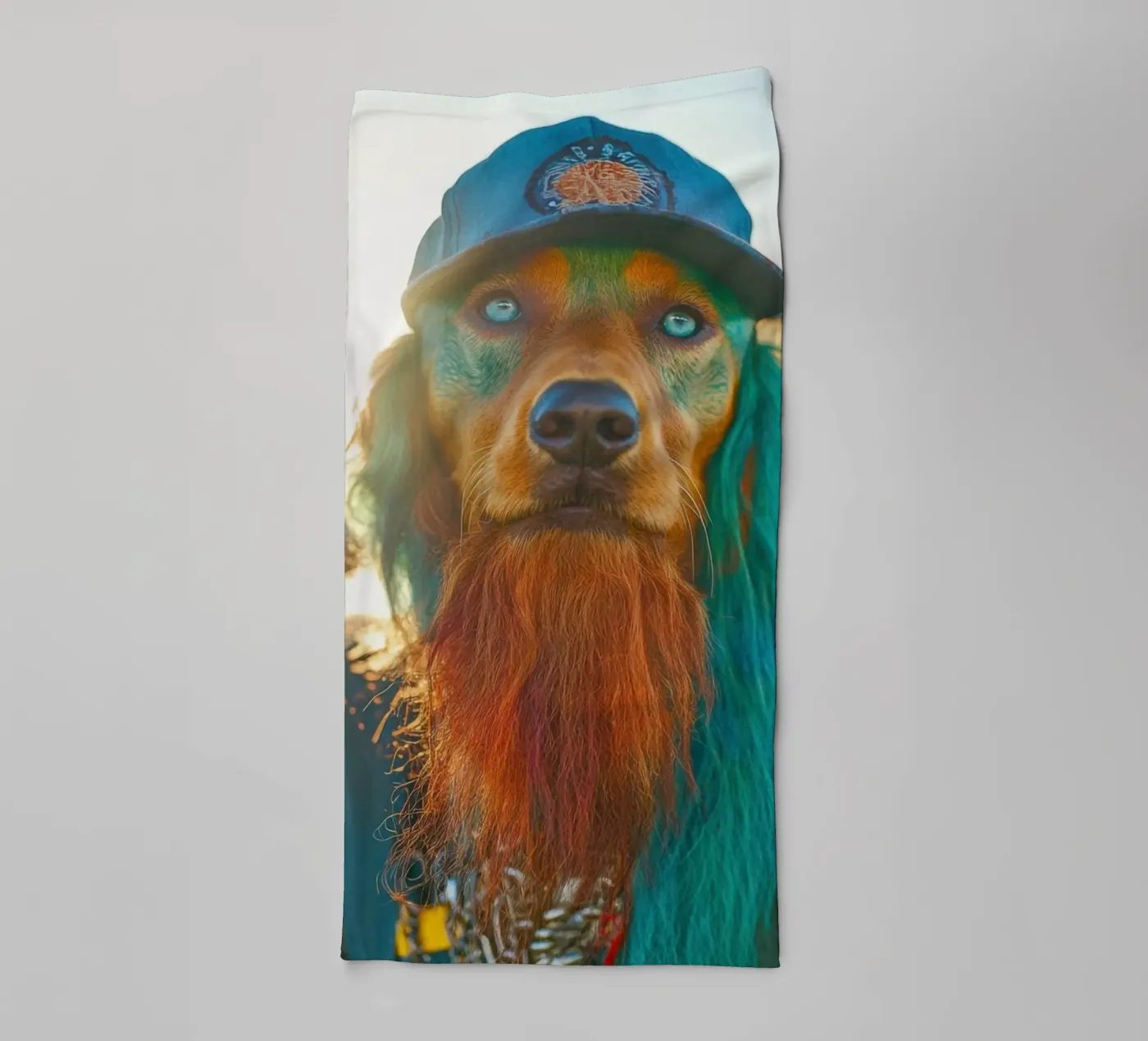 Boris towel by Affiches Chien Originales – Dogland
