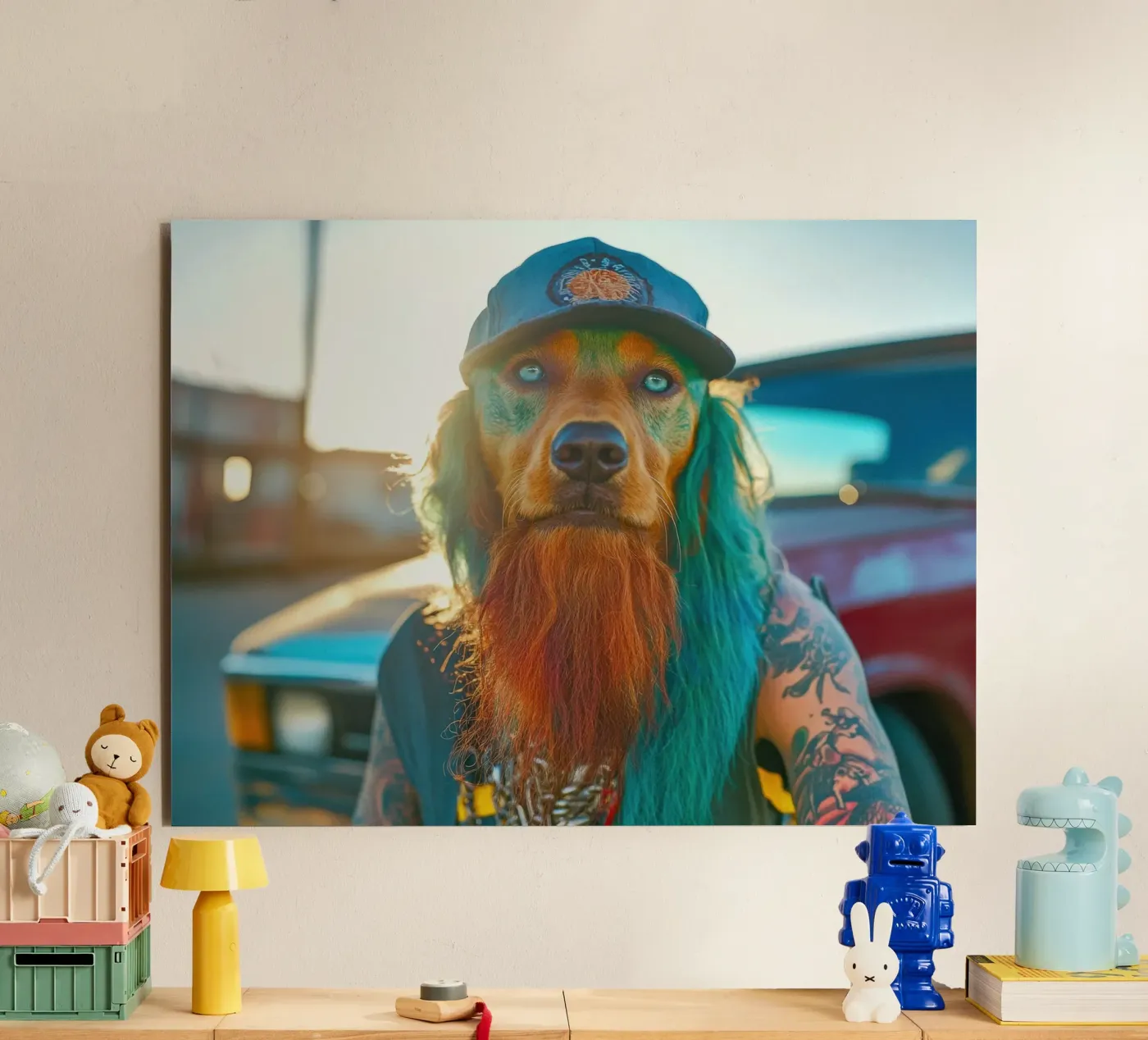 Boris forex plate by Affiches Chien Originales – Dogland