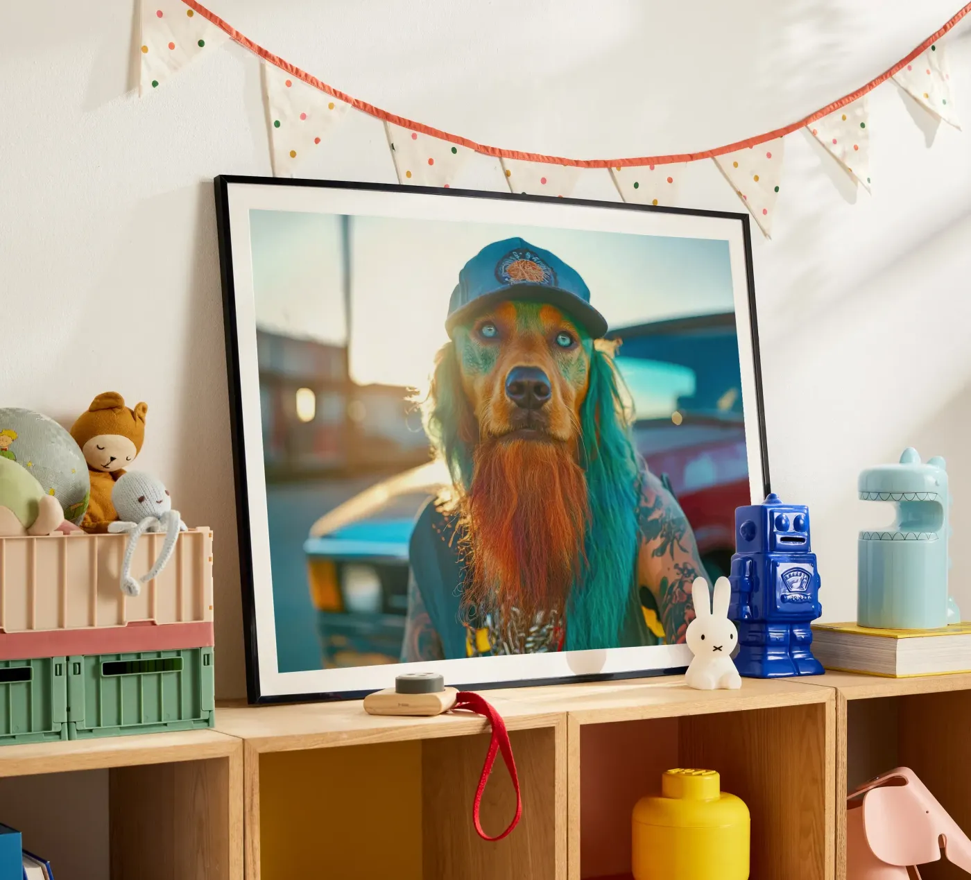 Boris Poster von Affiches Chien Originales – Dogland