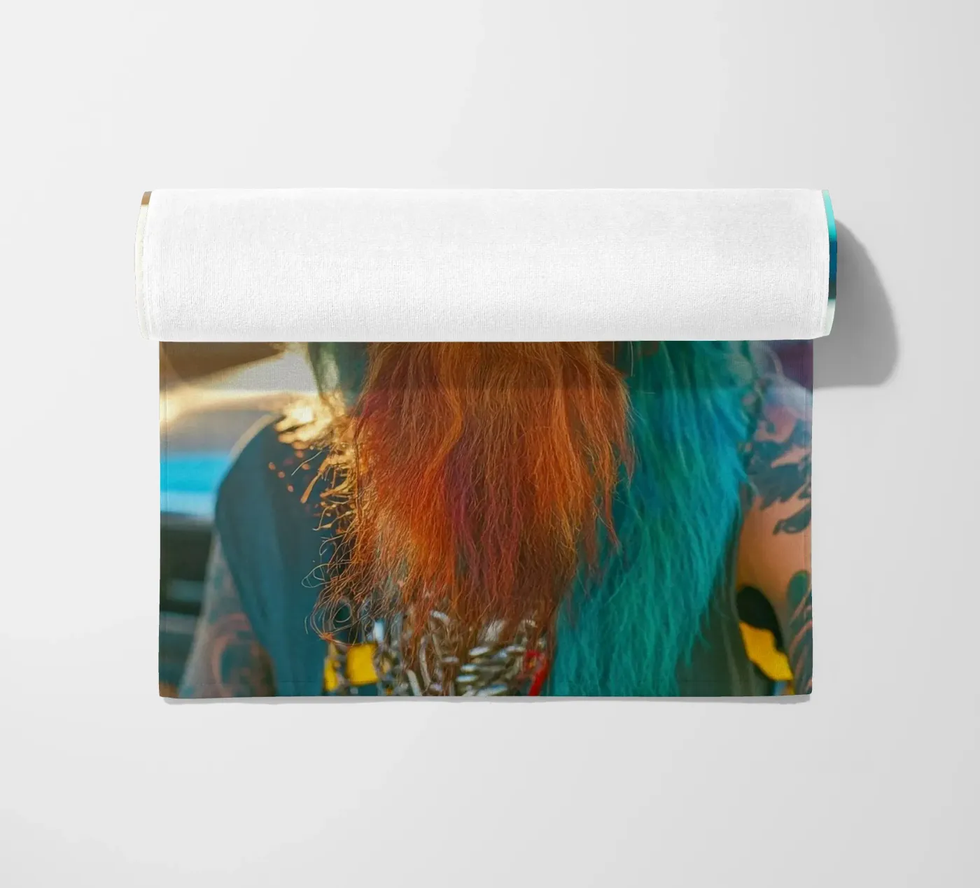 Boris beach towel by Affiches Chien Originales – Dogland