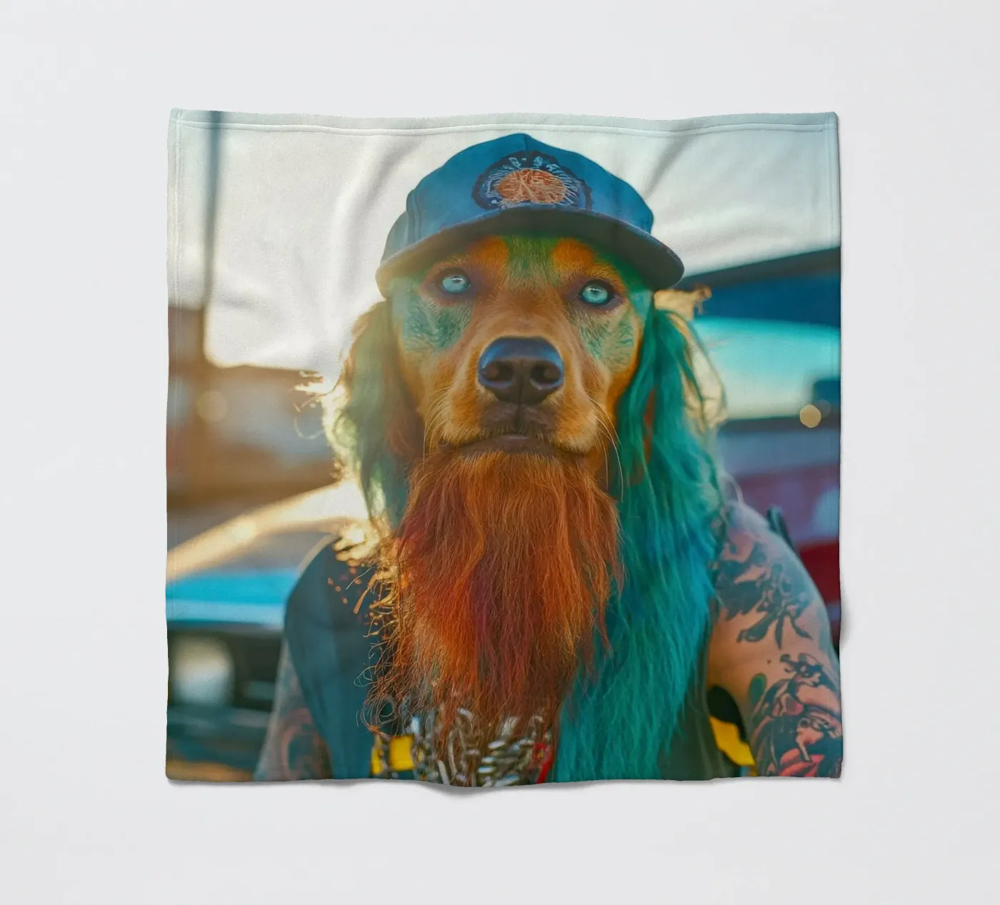 Boris fleecedeken van Affiches Chien Originales – Dogland