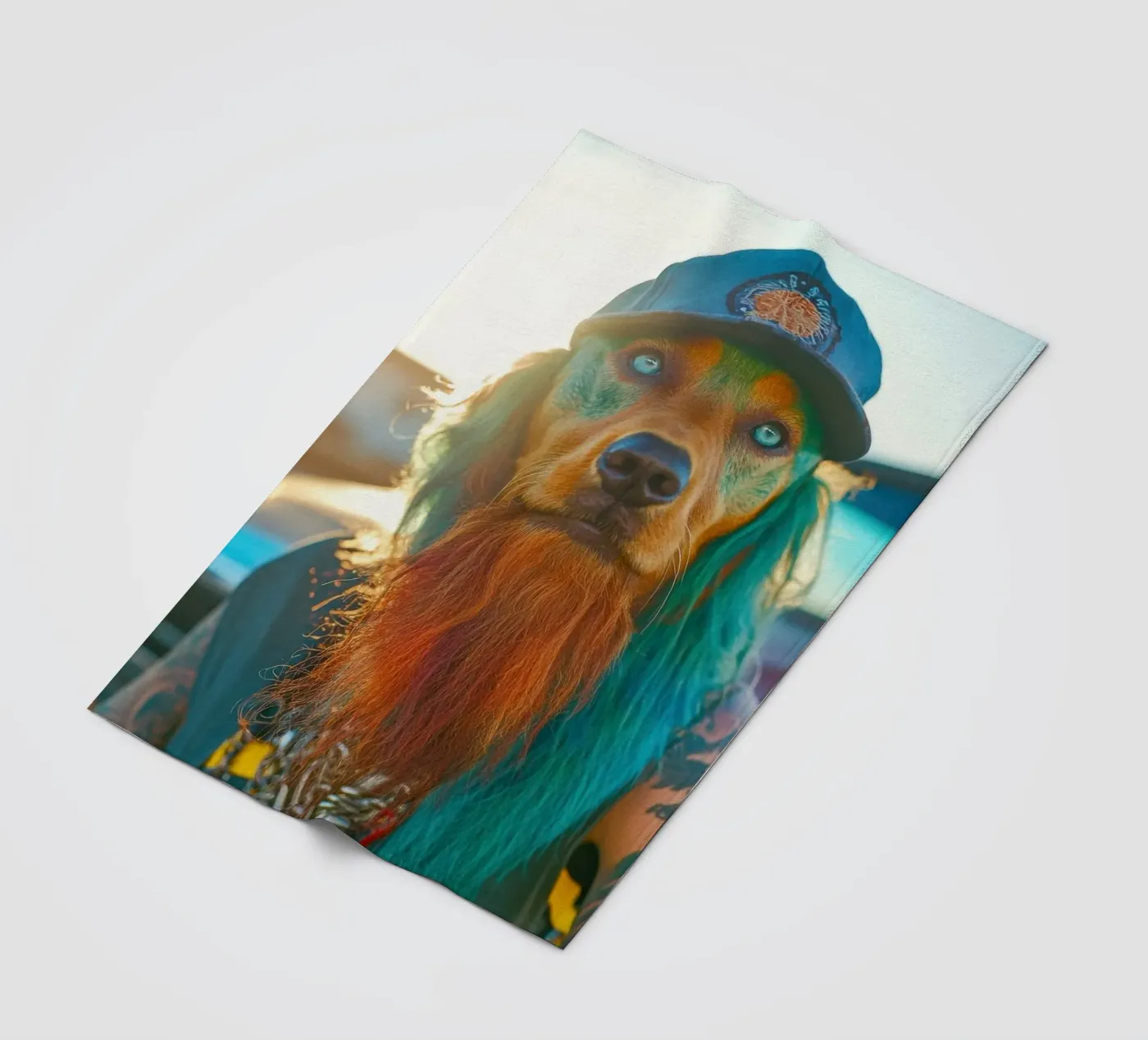 Boris fleecedeken van Affiches Chien Originales – Dogland