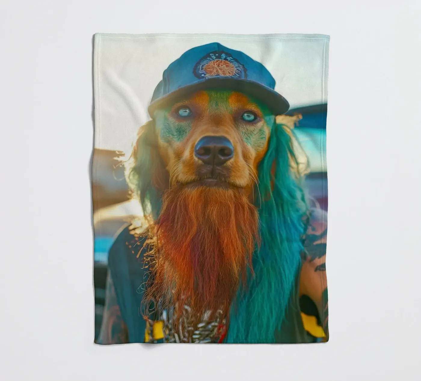 Boris fleecedeken van Affiches Chien Originales – Dogland