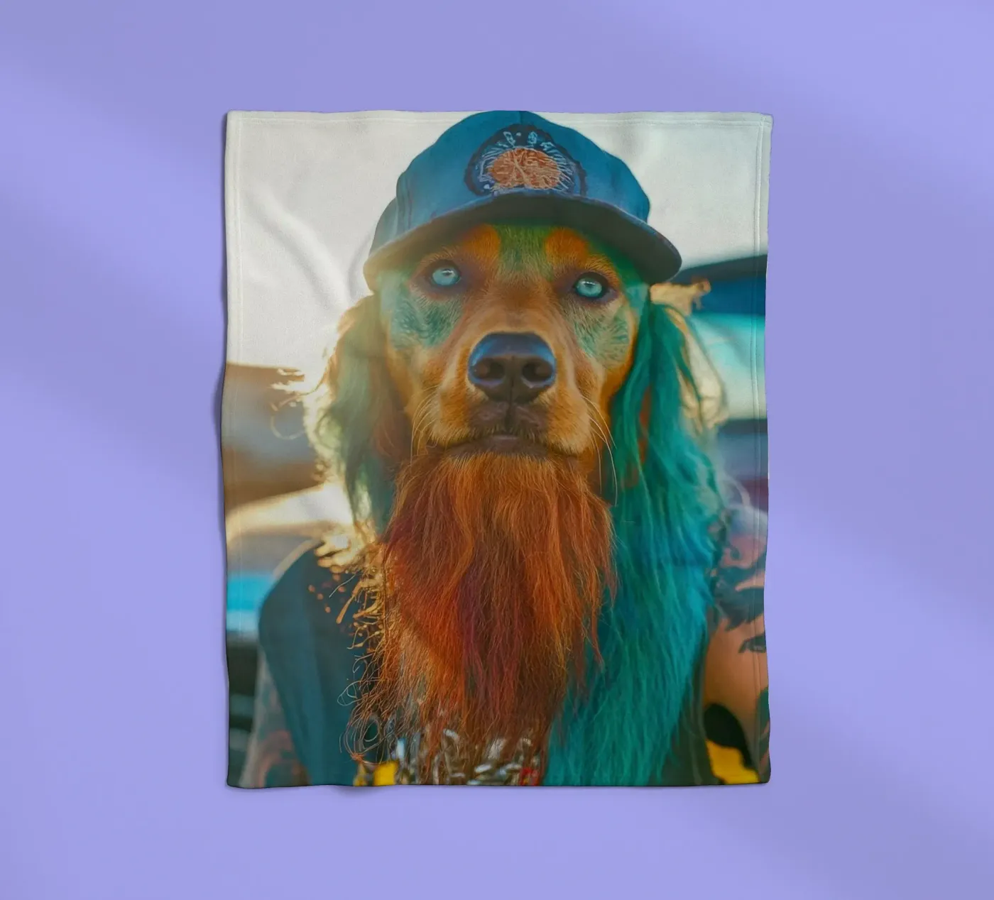 Boris fleecedeken van Affiches Chien Originales – Dogland