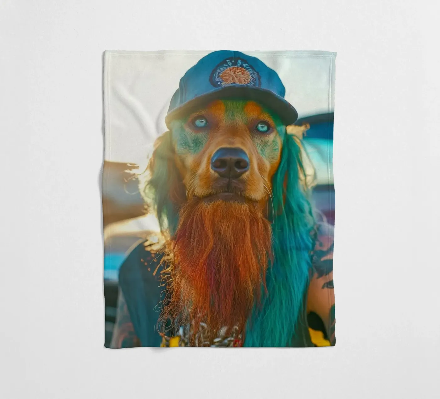 Boris fleecedeken van Affiches Chien Originales – Dogland