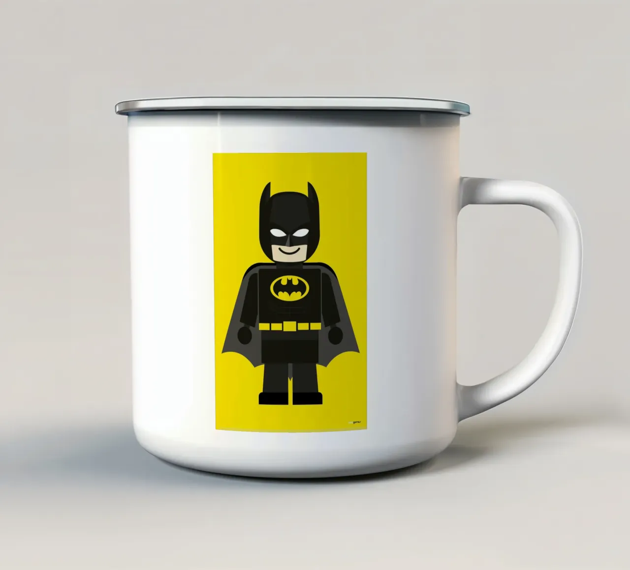 Batman Toy tazza in smalto da Rafa Gomes