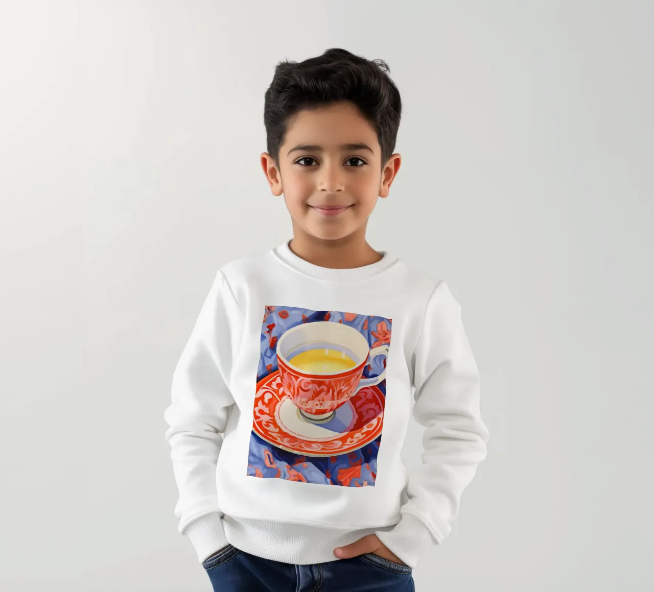 Tazza di tè felpa bambino da DaarbyN