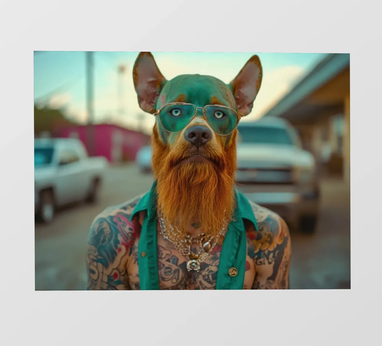 Serge telo in pvc da Affiches Chien Originales – Dogland