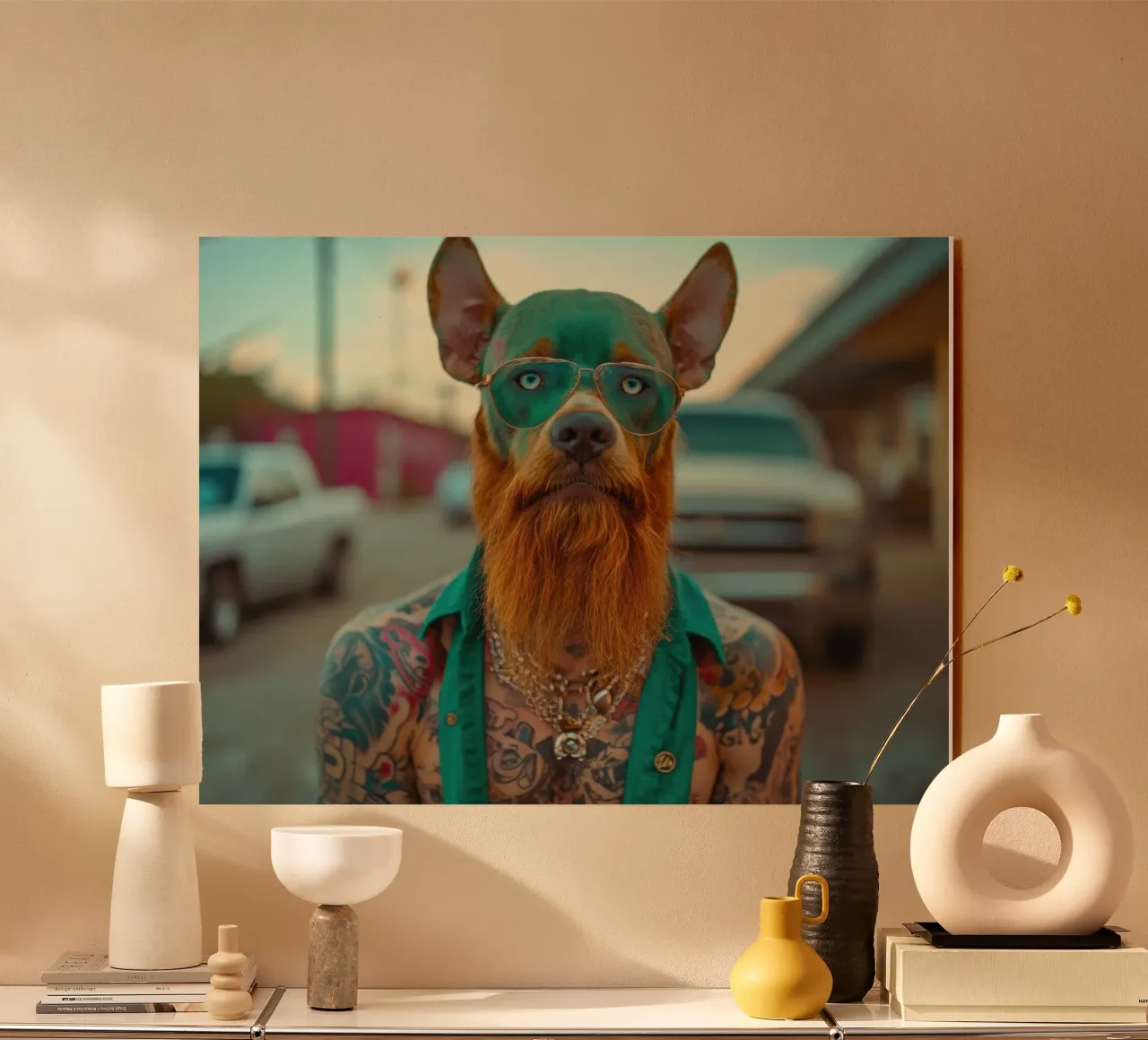 Serge plexiglass da Affiches Chien Originales – Dogland