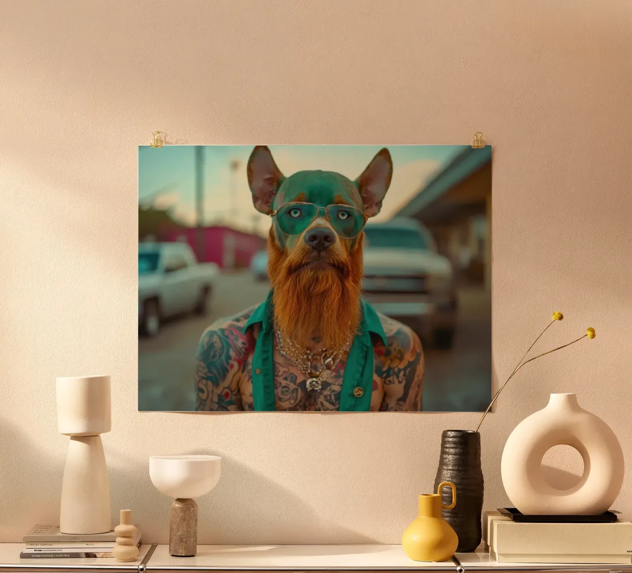 Serge poster da Affiches Chien Originales – Dogland