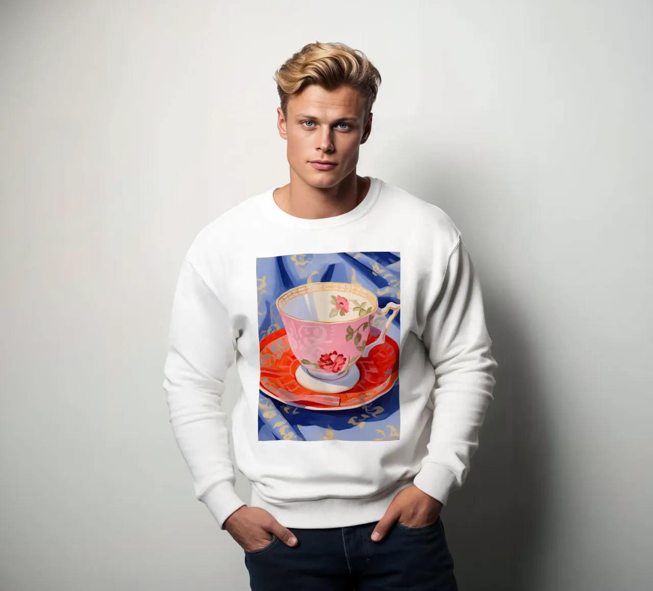 Tea In Bloom sweatshirt by DaarbyN