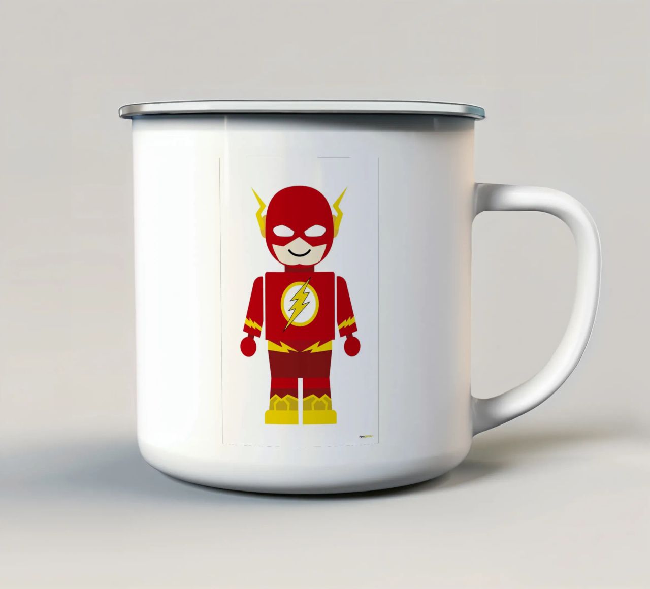Flash Toy tazza in smalto da Rafa Gomes