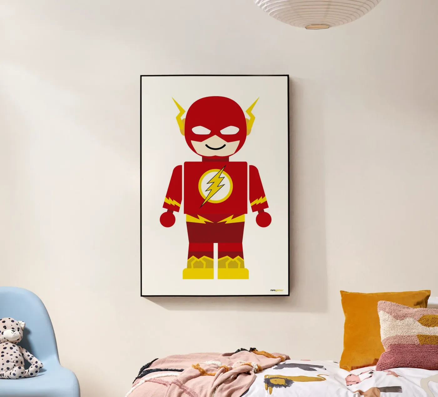 Flash Toy acryl van Rafa Gomes