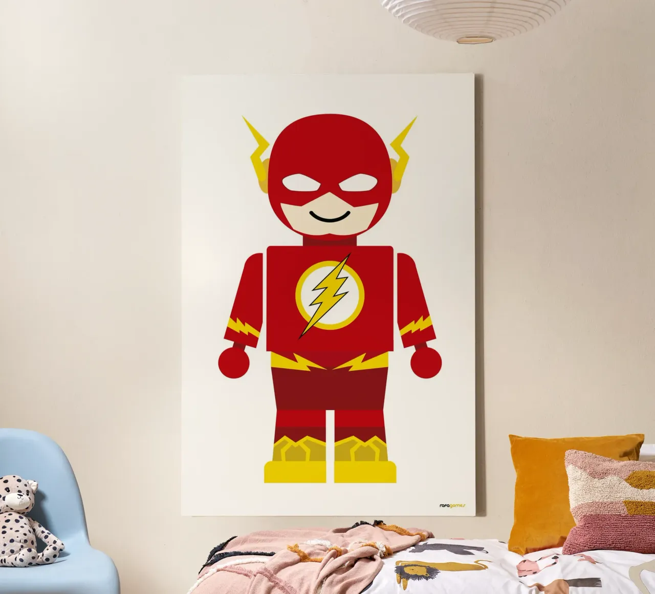 Flash Toy tela con Cornice a cassetta da Rafa Gomes