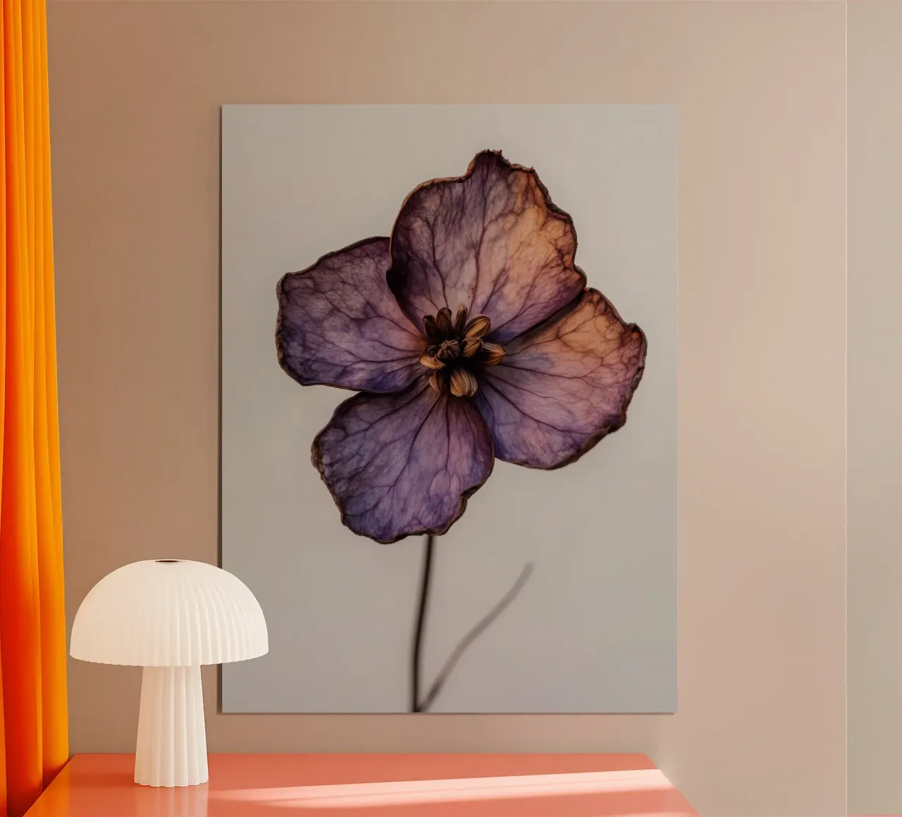 Pastel Nature No 24 poster con telaio in alluminio da treechild