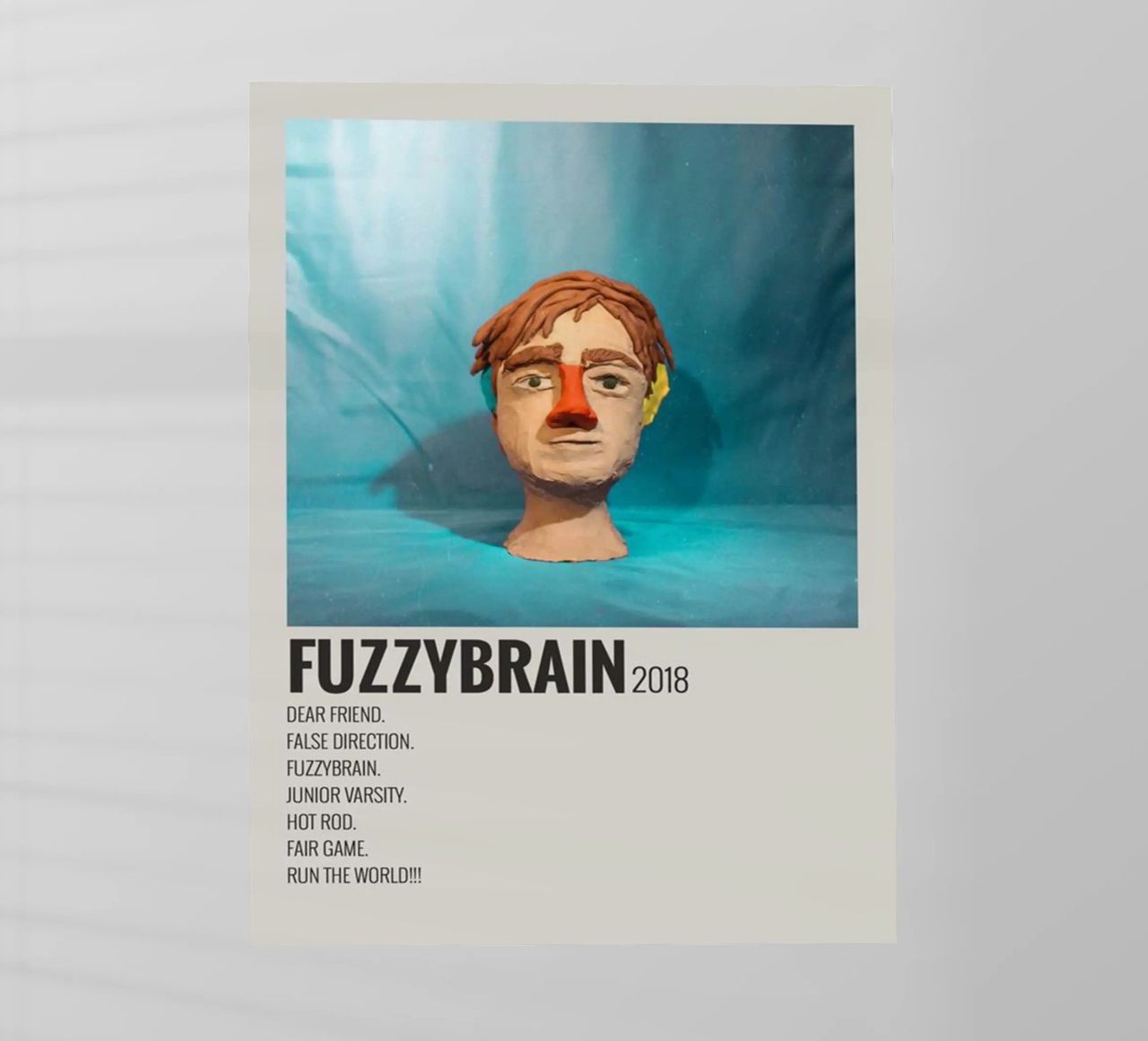 Dayglow - Fuzzybrain 2018 pellicola backlit da SoundStudio