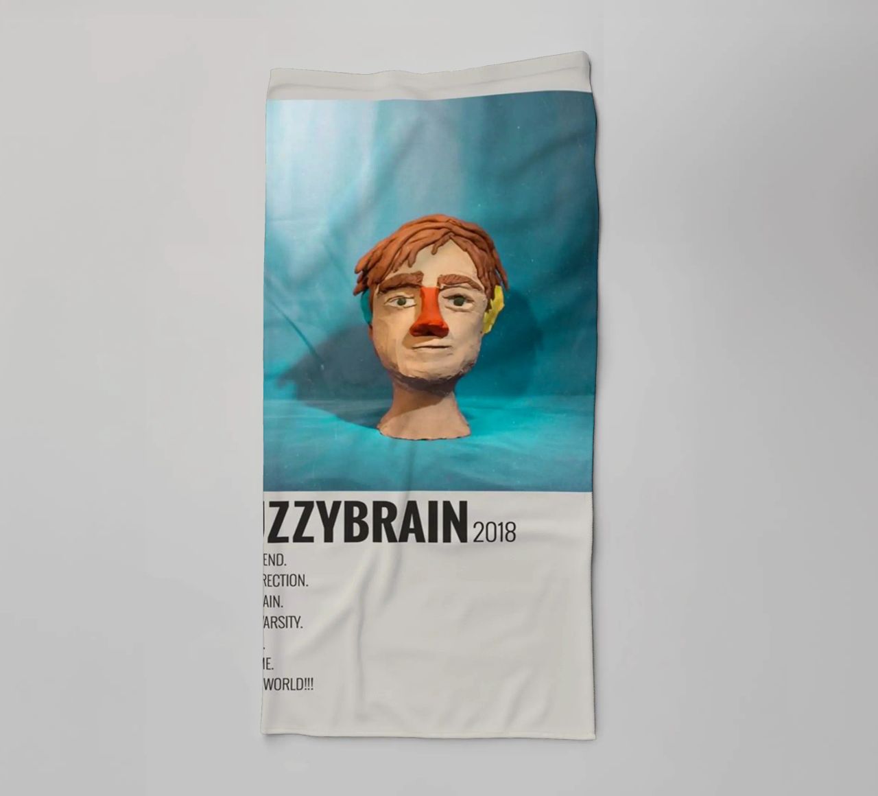 Dayglow - Fuzzybrain 2018 asciugamano da bagno da SoundStudio