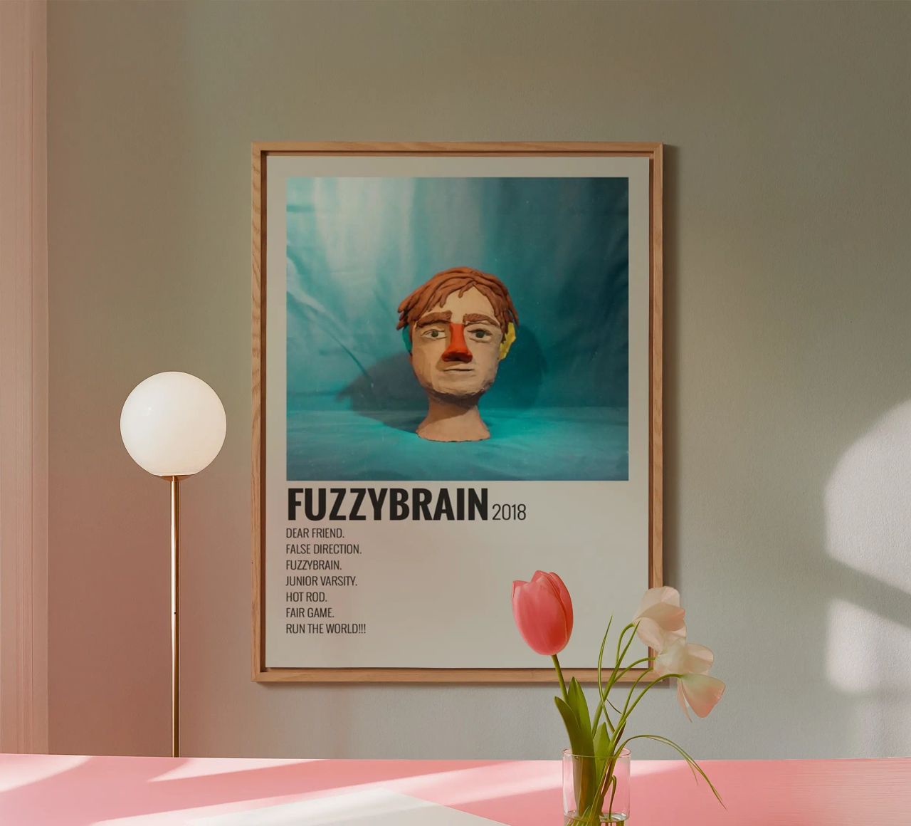 Dayglow - Fuzzybrain 2018 alluminio dibond da SoundStudio