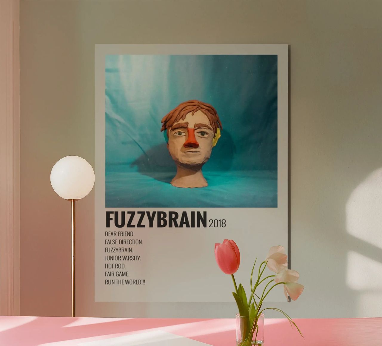 Dayglow - Fuzzybrain 2018 alluminio dibond da SoundStudio