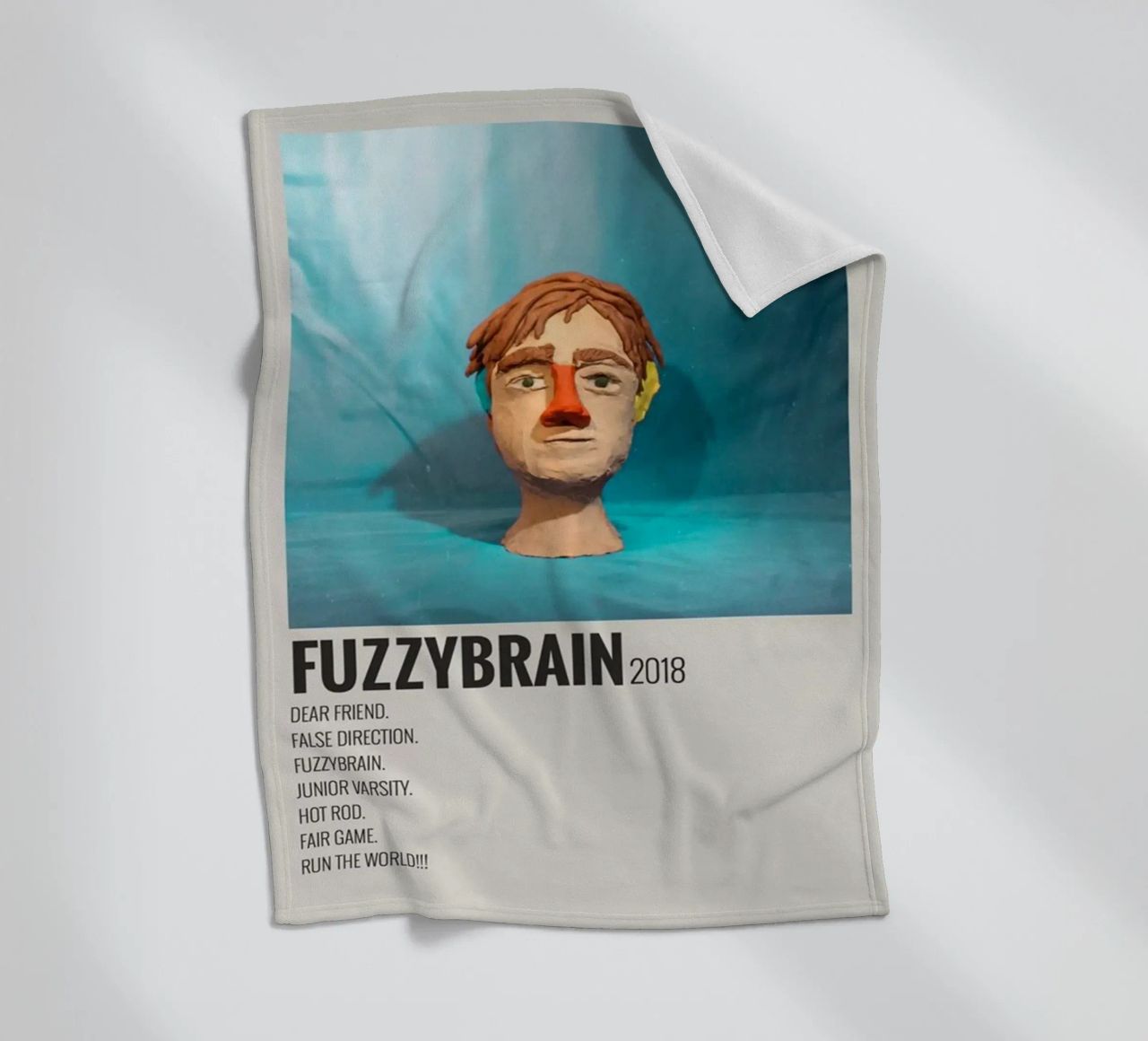 Dayglow - Fuzzybrain 2018 coperta in pile da SoundStudio