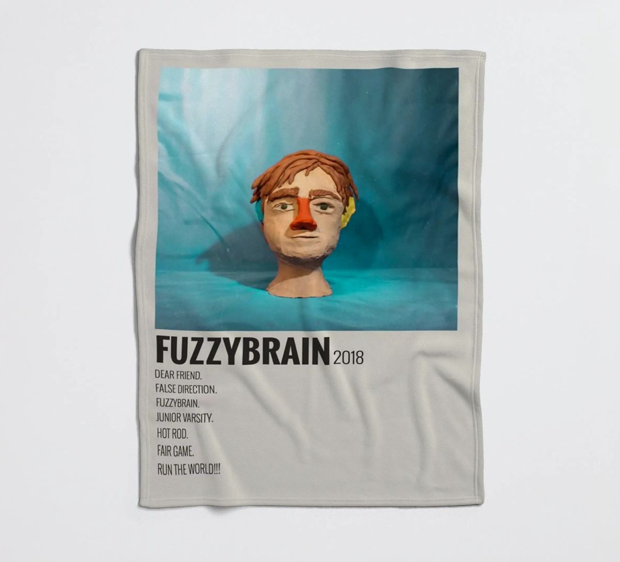 Dayglow - Fuzzybrain 2018 coperta in pile da SoundStudio