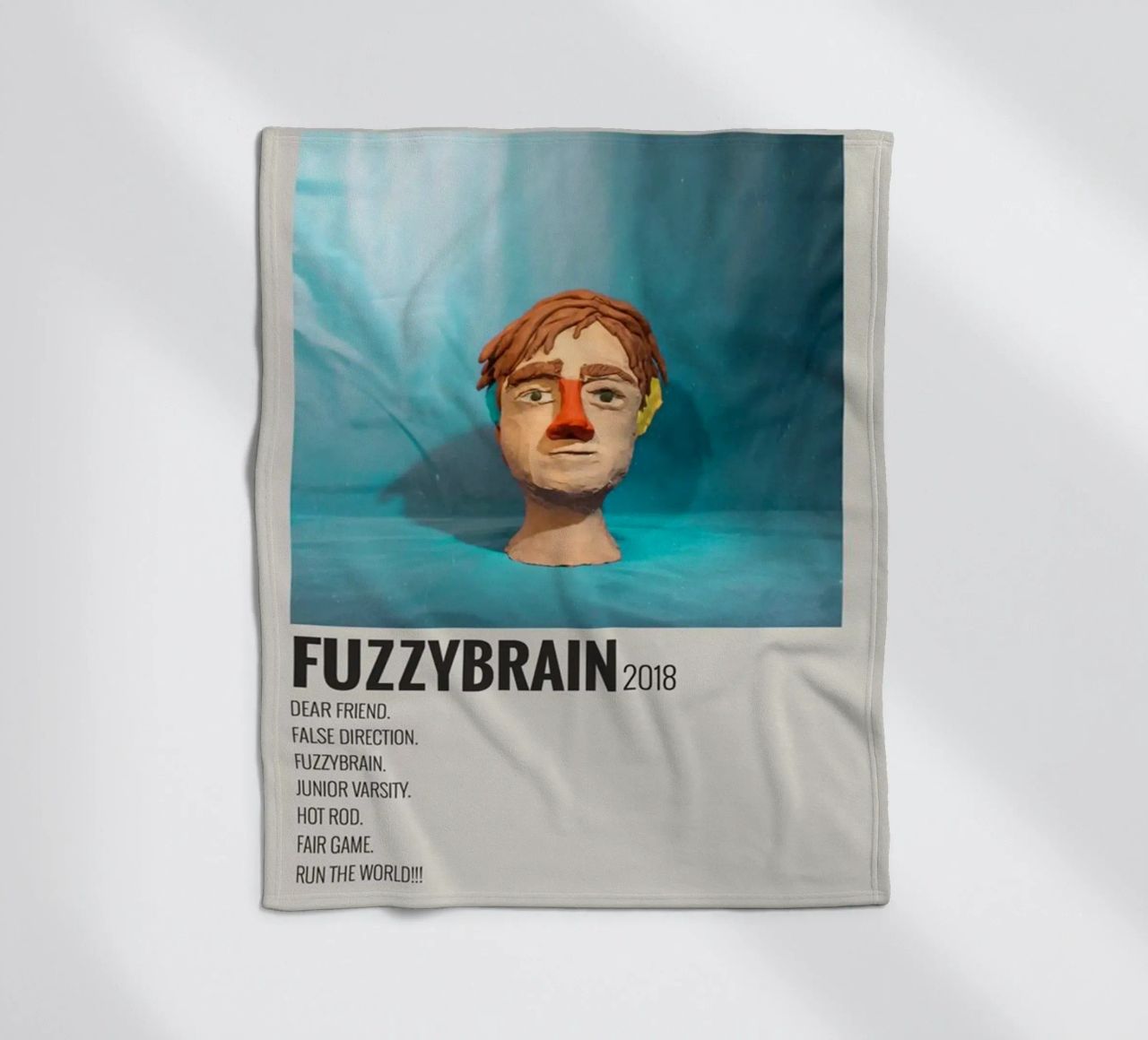 Dayglow - Fuzzybrain 2018 coperta in pile da SoundStudio