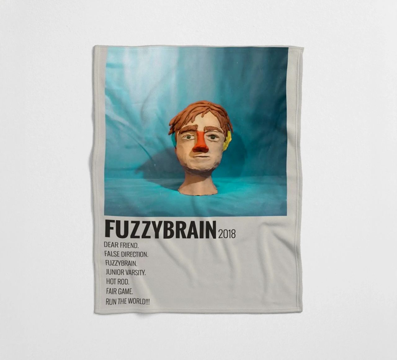Dayglow - Fuzzybrain 2018 coperta in pile da SoundStudio