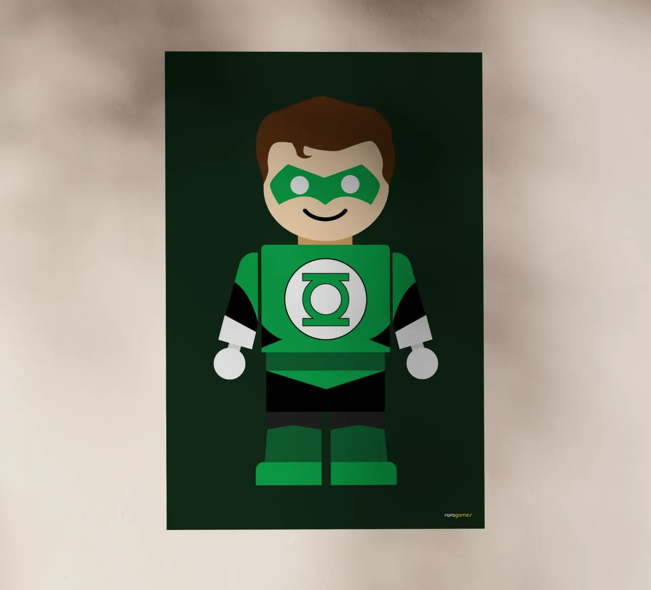 Green Lantern Toy pellicola backlit da Rafa Gomes