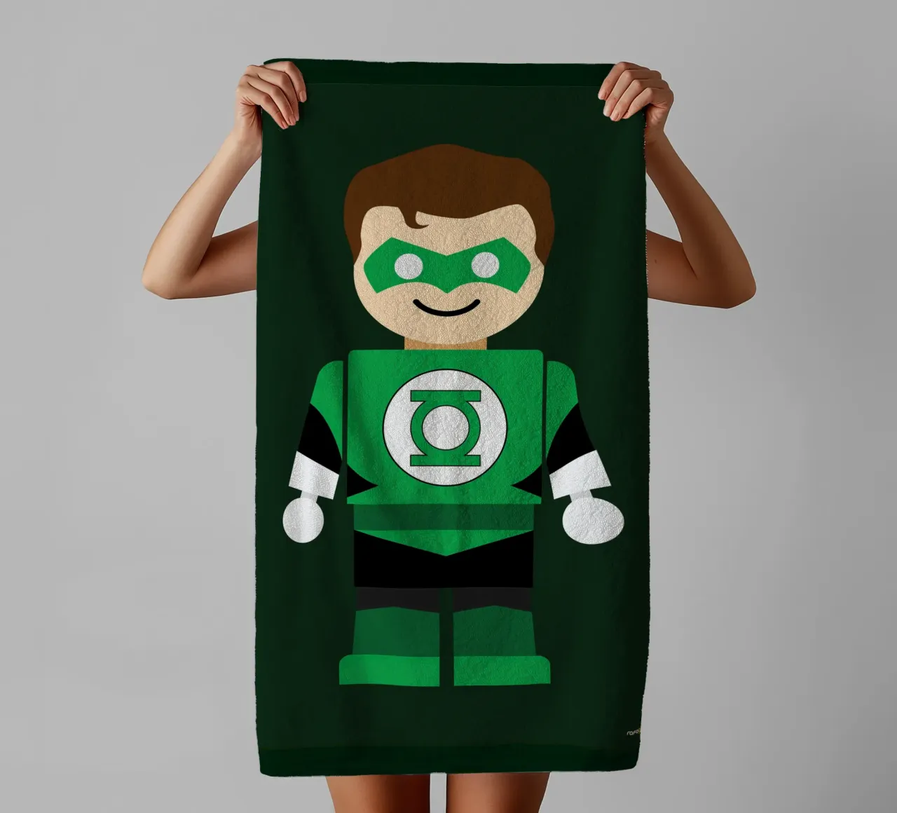Green Lantern Toy toalla de baño de Rafa Gomes