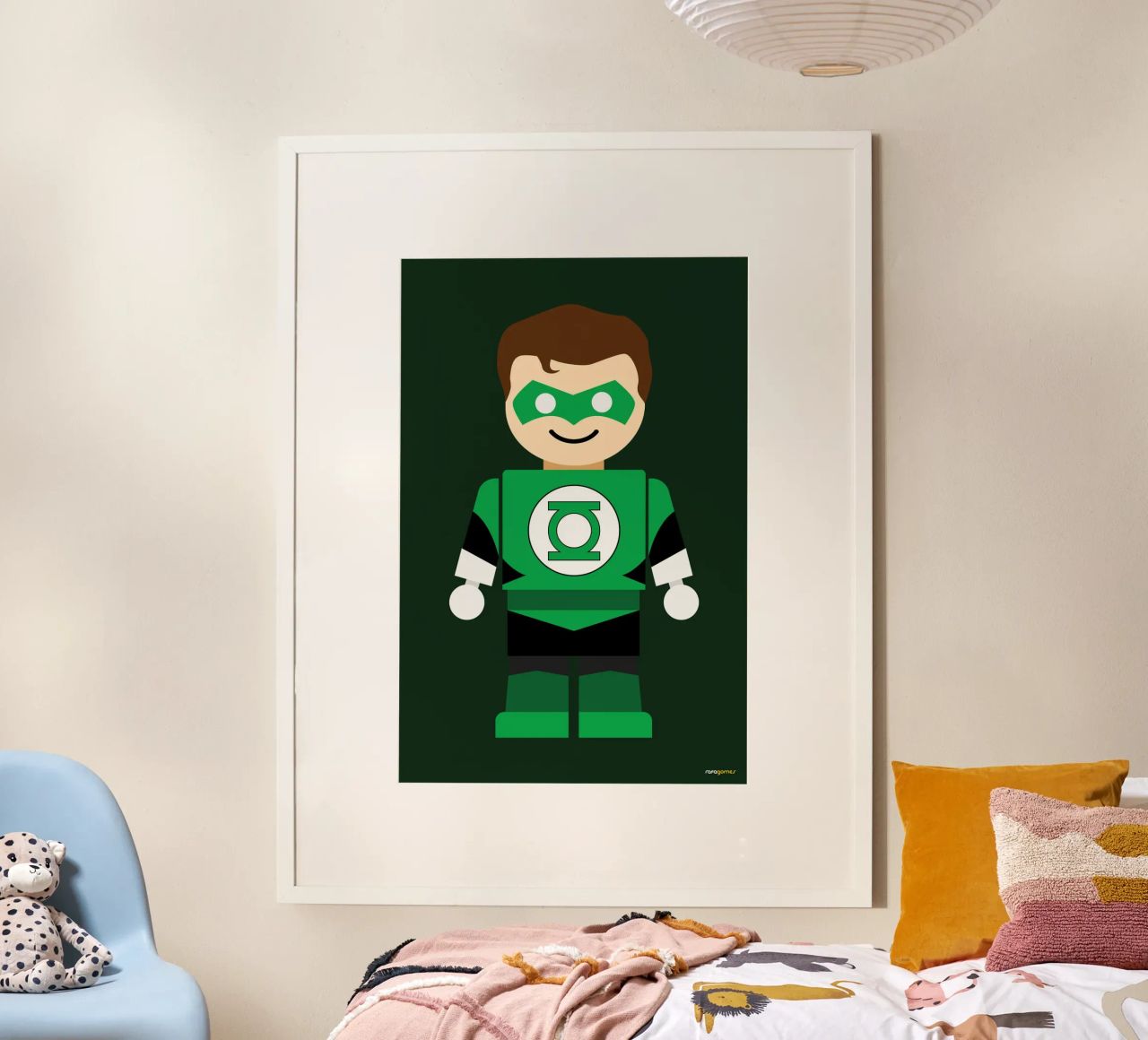 Green Lantern Toy poster by Rafa Gomes