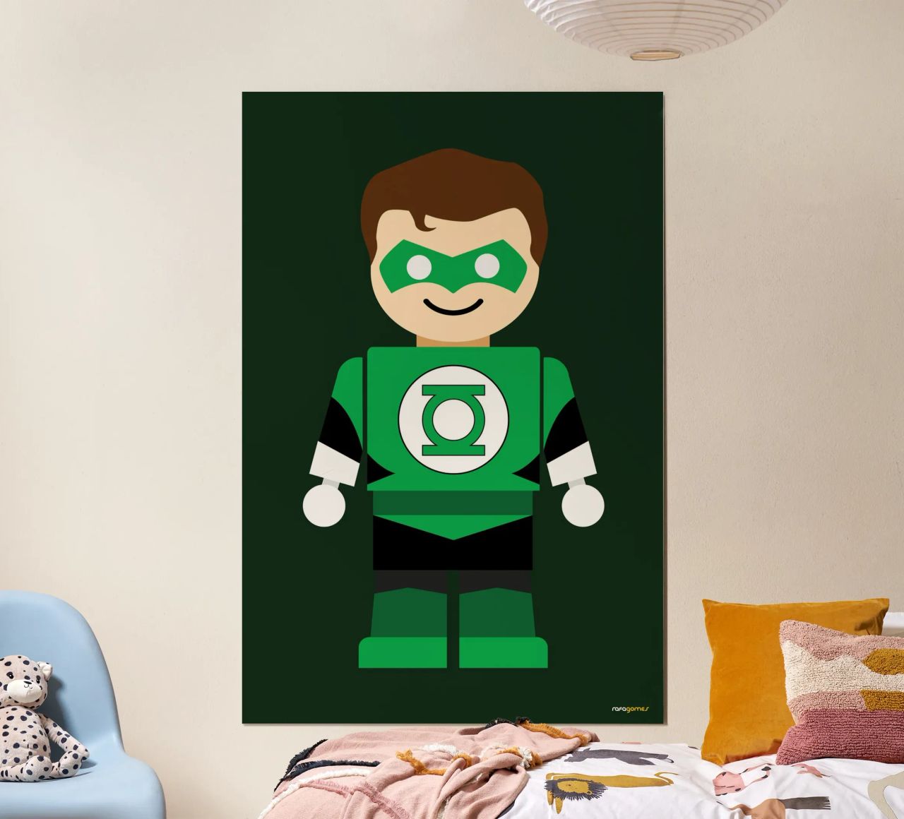 Green Lantern Toy poster by Rafa Gomes