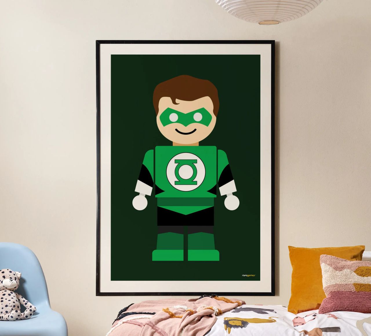 Green Lantern Toy poster by Rafa Gomes