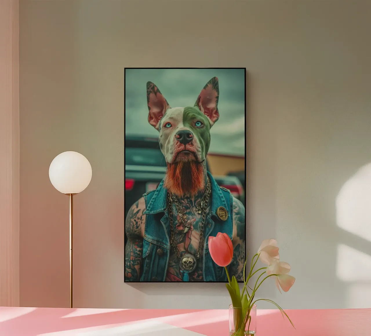 Finn plexiglass da Affiches Chien Originales – Dogland