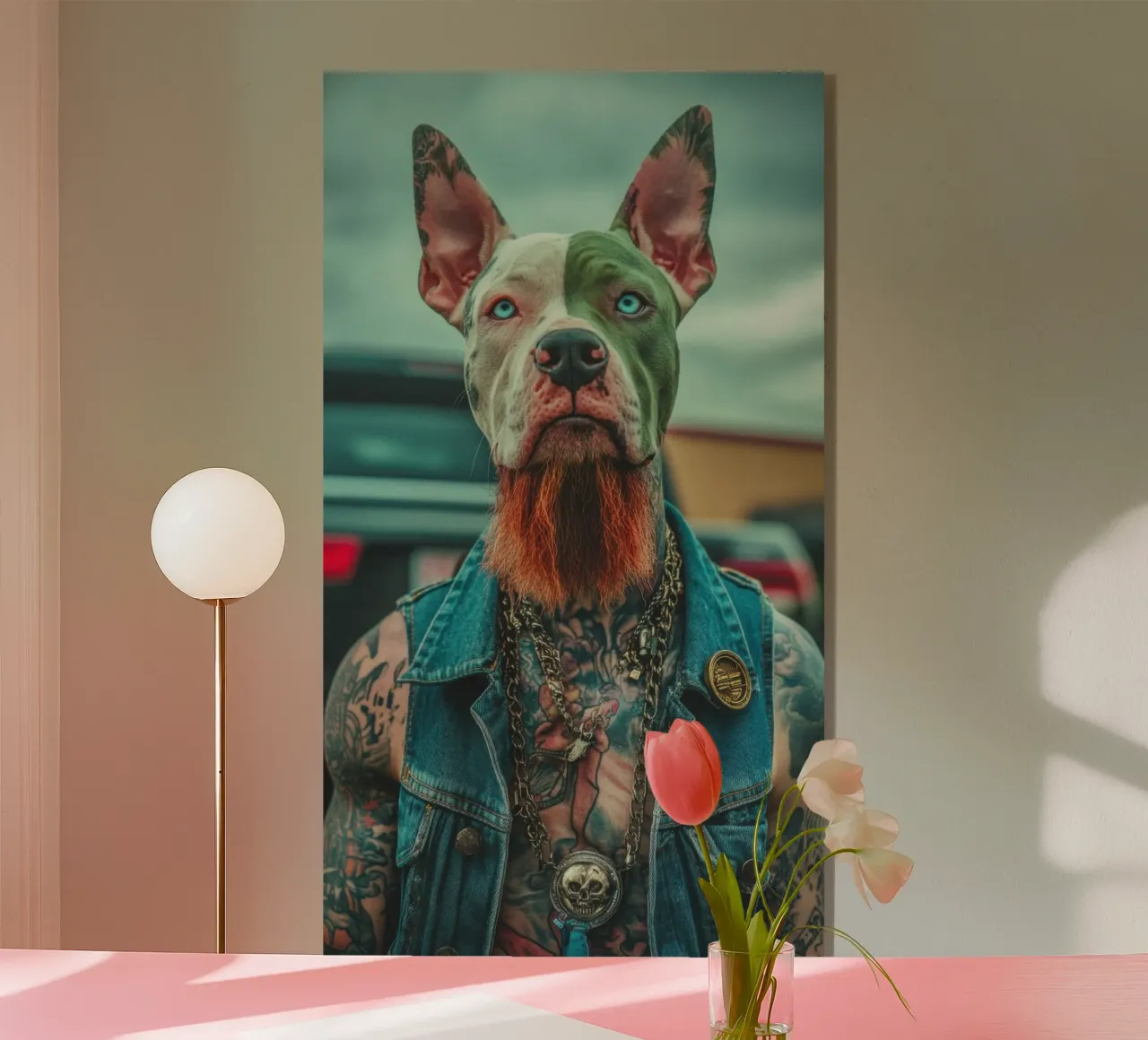 Finn plexiglass da Affiches Chien Originales – Dogland